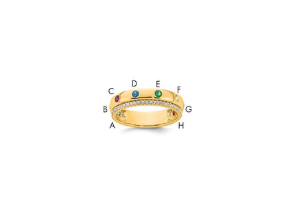 14k Yellow Gold Rings Style XMR103 - Classique Jewelry Inc.