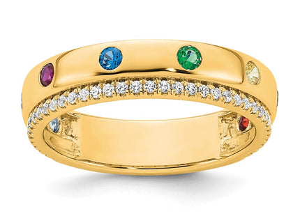 14k Yellow Gold Rings Style XMR103 - Classique Jewelry Inc.