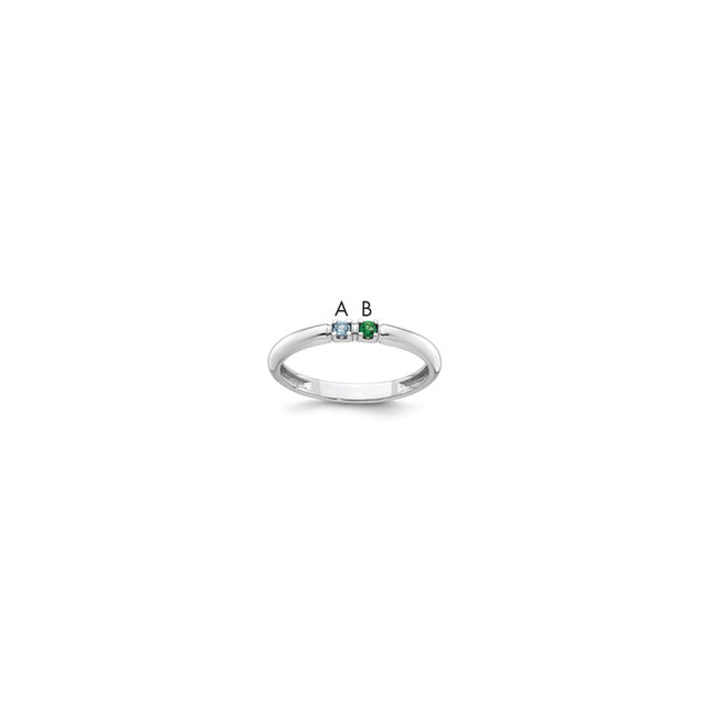 14k White Gold Rings Style XMR104 - Classique Jewelry Inc.