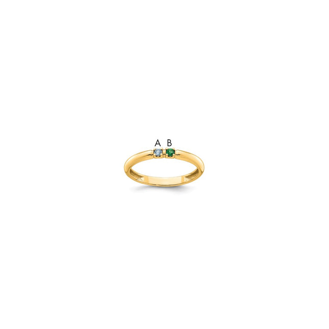 14k Yellow Gold Rings Style XMR104 - Classique Jewelry Inc.