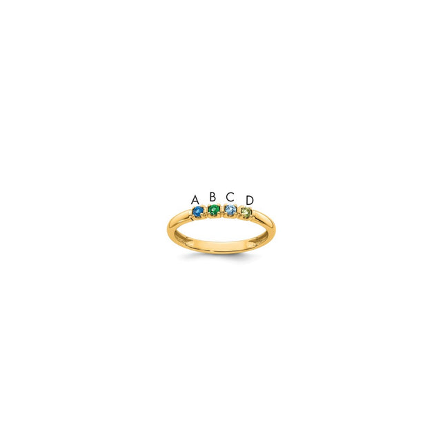 14k Yellow Gold Rings Style XMR104 - Classique Jewelry Inc.