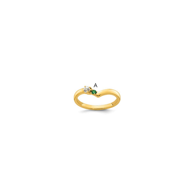 14k Yellow Gold Rings Style XMR105 - Classique Jewelry Inc.