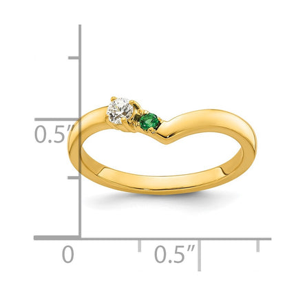 14k Yellow Gold Rings Style XMR105 - Classique Jewelry Inc.