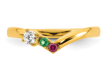 14k Yellow Gold Rings Style XMR105 - Classique Jewelry Inc.