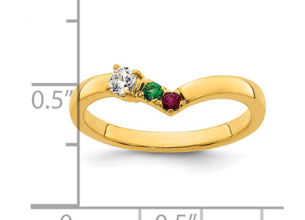 14k Yellow Gold Rings Style XMR105 - Classique Jewelry Inc.