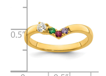 14k Yellow Gold Rings Style XMR105 - Classique Jewelry Inc.