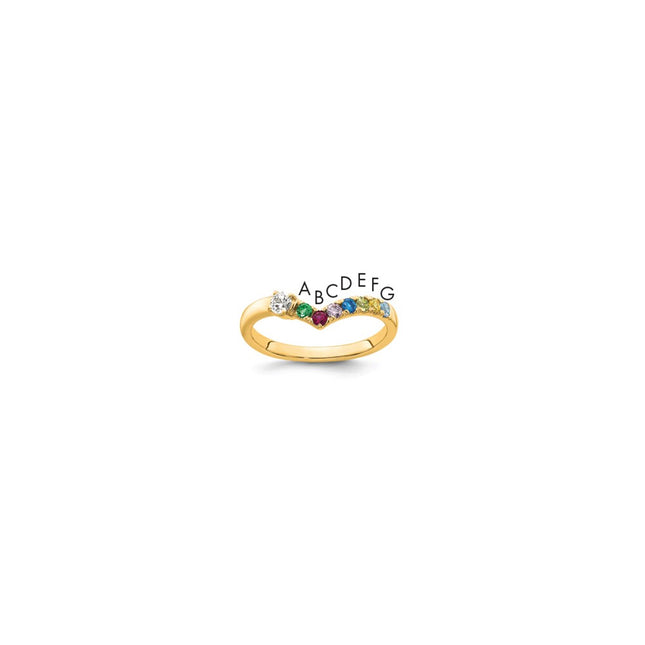 14k Yellow Gold Rings Style XMR105 - Classique Jewelry Inc.