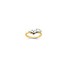 14k 7 Genuine Birthstone with Diamond Mother's Ring