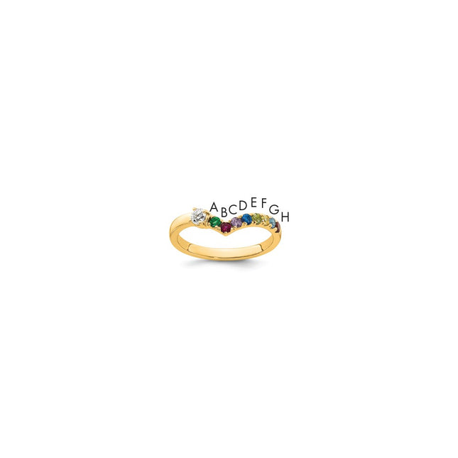 14k Yellow Gold Rings Style XMR105 - Classique Jewelry Inc.