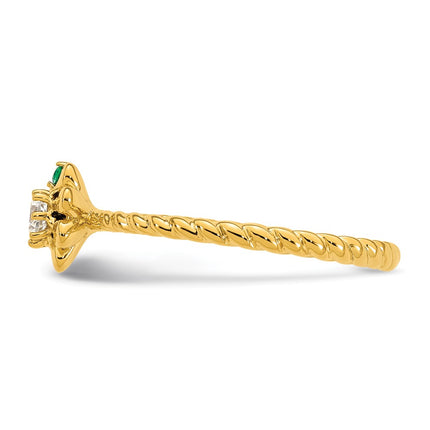 14k Yellow Gold Rings Style XMR107 - Classique Jewelry Inc.