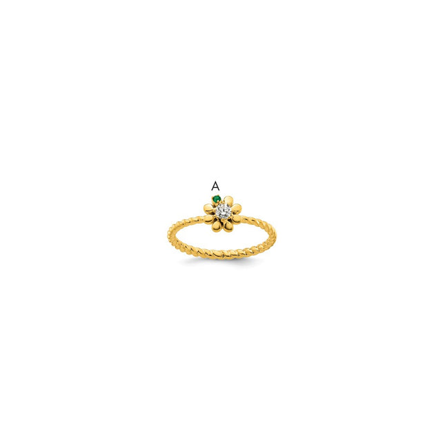 14k Yellow Gold Rings Style XMR107 - Classique Jewelry Inc.