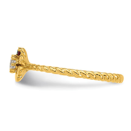 14k Yellow Gold Rings Style XMR107 - Classique Jewelry Inc.