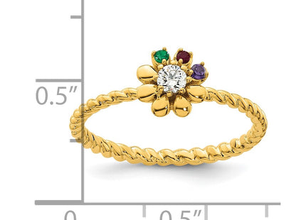 14k Yellow Gold Rings Style XMR107 - Classique Jewelry Inc.