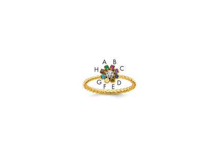 14k Yellow Gold Rings Style XMR107 - Classique Jewelry Inc.