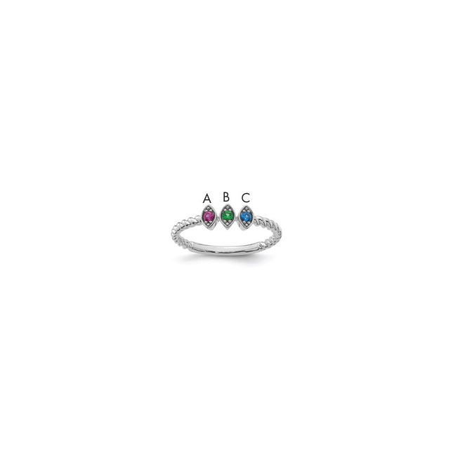 14k White Gold Rings Style XMR108 - Classique Jewelry Inc.
