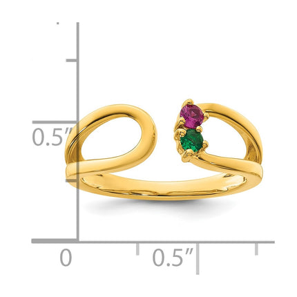 14k Yellow Gold Rings Style XMR109 - Classique Jewelry Inc.