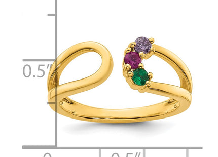 14k Yellow Gold Rings Style XMR109 - Classique Jewelry Inc.