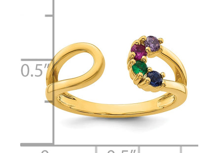 14k Yellow Gold Rings Style XMR109 - Classique Jewelry Inc.