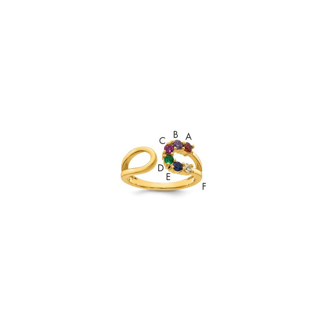 14k Yellow Gold Rings Style XMR109 - Classique Jewelry Inc.
