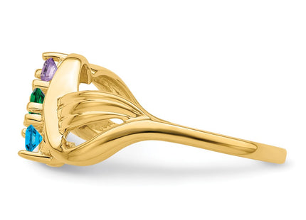 14k Yellow Gold Rings Style XMR12 - Classique Jewelry Inc.