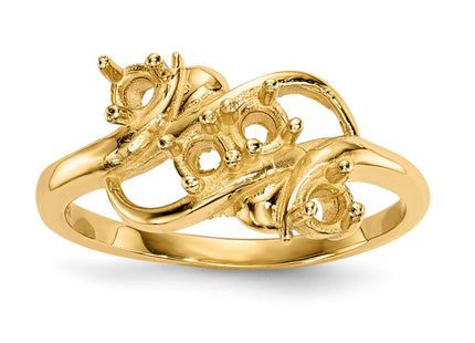 14k Yellow Gold Rings Style XMR14 - Classique Jewelry Inc.
