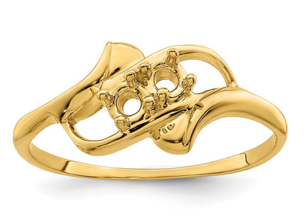 14k Yellow Gold Rings Style XMR14 - Classique Jewelry Inc.