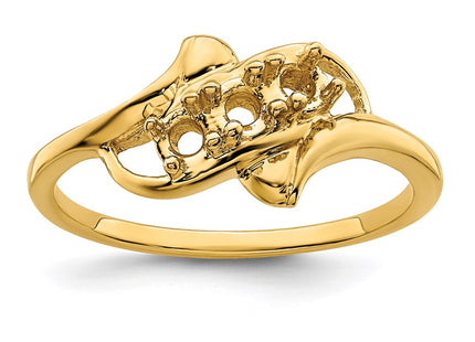 14k Yellow Gold Rings Style XMR14 - Classique Jewelry Inc.