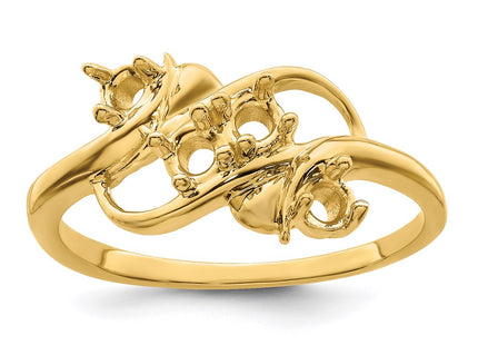 14k Yellow Gold Rings Style XMR14 - Classique Jewelry Inc.