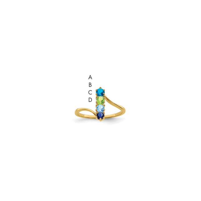 14k Yellow Gold Rings Style XMR15 - Classique Jewelry Inc.