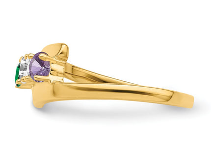14k Yellow Gold Rings Style XMR16 - Classique Jewelry Inc.