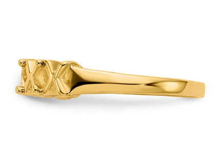 14k Yellow Gold Rings Style XMR17 - Classique Jewelry Inc.