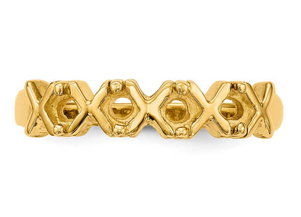 14k Yellow Gold Rings Style XMR17 - Classique Jewelry Inc.