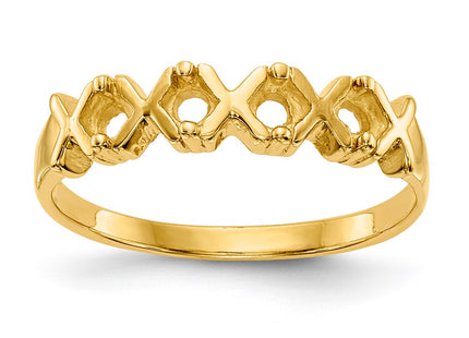 14k Yellow Gold Rings Style XMR17 - Classique Jewelry Inc.