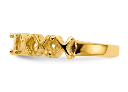 14K gold mother ring, another view
