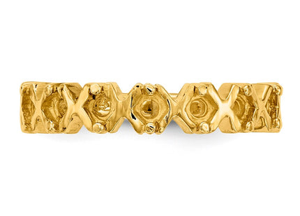 14K gold mother ring, further view
