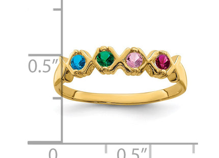 14k Yellow Gold Rings Style XMR17 - Classique Jewelry Inc.