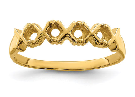 14k Yellow Gold Rings Style XMR17 - Classique Jewelry Inc.