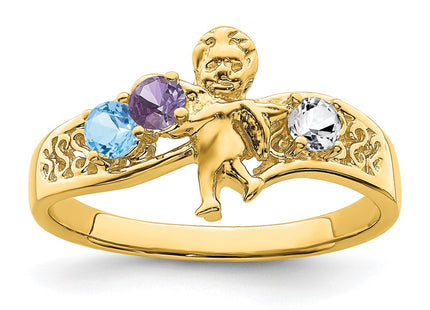 14k Yellow Gold Rings Style XMR18 - Classique Jewelry Inc.