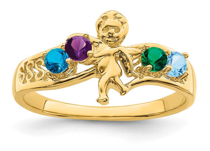 14k Yellow Gold Rings Style XMR18 - Classique Jewelry Inc.