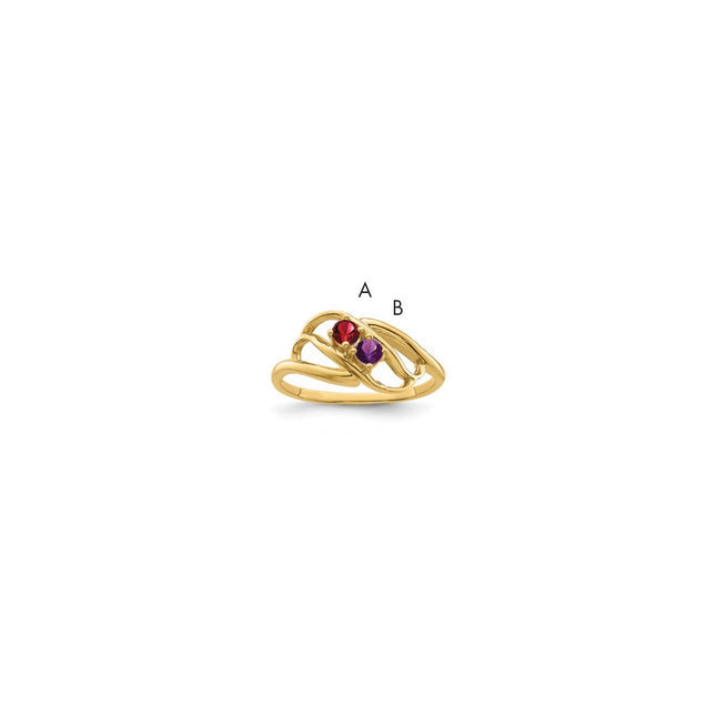 14k Yellow Gold Rings Style XMR1 - Classique Jewelry Inc.