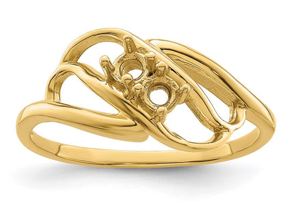 14K Genuine 2 Stone Mother's Ring