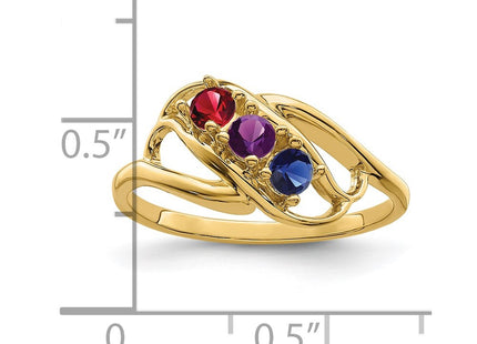 14k Yellow Gold Rings Style XMR1 - Classique Jewelry Inc.