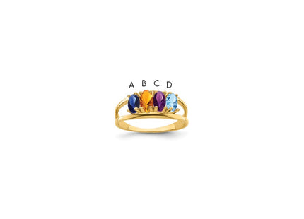 14k Yellow Gold Rings Style XMR2 - Classique Jewelry Inc.