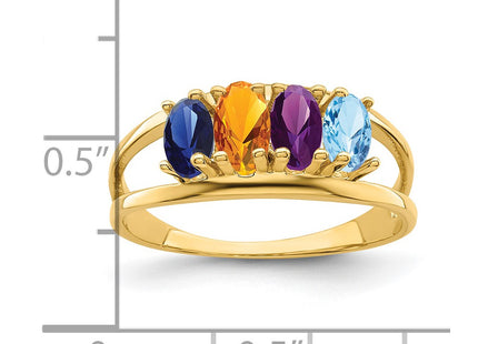 14k Yellow Gold Rings Style XMR2 - Classique Jewelry Inc.