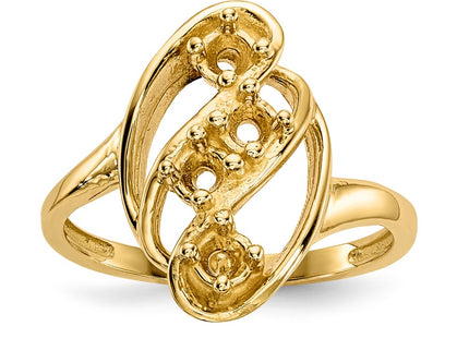 14k Yellow Gold Rings Style XMR3 - Classique Jewelry Inc.