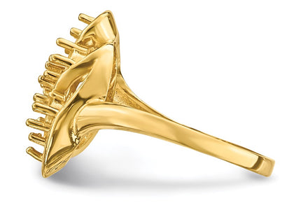 14k Yellow Gold Rings Style XMR3 - Classique Jewelry Inc.