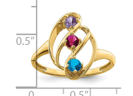 14k Yellow Gold Rings Style XMR3 - Classique Jewelry Inc.