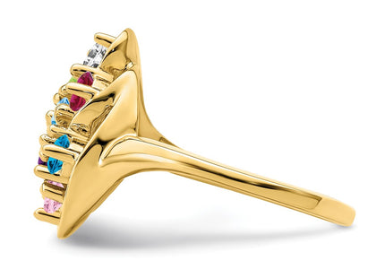 14k Yellow Gold Rings Style XMR3 - Classique Jewelry Inc.