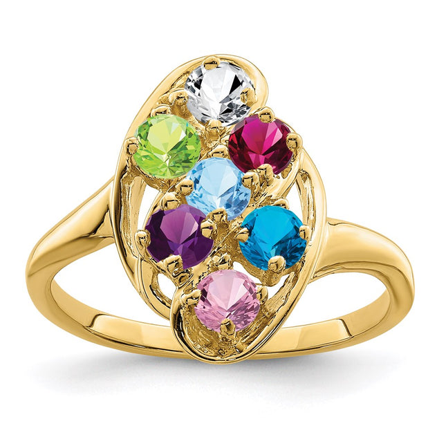 14k Yellow Gold Rings Style XMR3 - Classique Jewelry Inc.