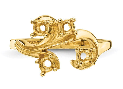 14k Yellow Gold Rings Style XMR4 - Classique Jewelry Inc.